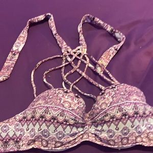 Ambrielle push up swim suit top+bottoms.